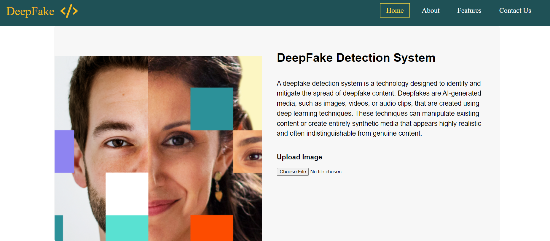 Deep Fake Detection System