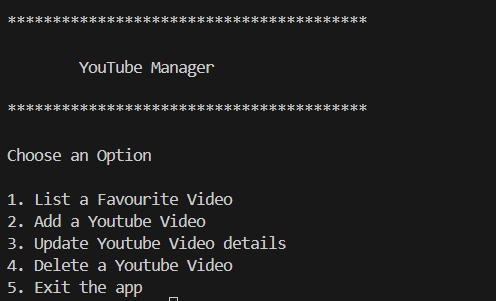 Youtube Manager
