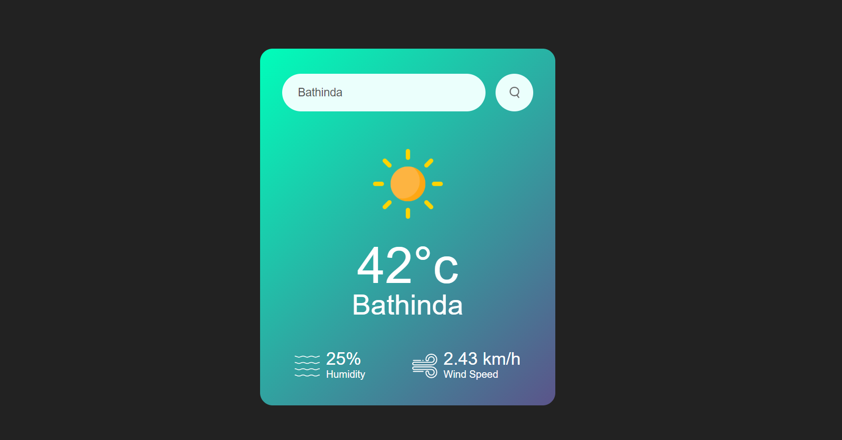Weather Reporter